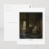 ピーテル・デ・ホーホイ #1 - ファインアート ポストカード (正面/裏面)