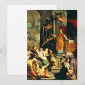 ピーテル・パウル・ルーベンスによるイグナチウスの幻影 シーズンカード (正面/裏面)