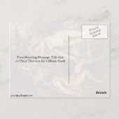 ピーテル・パウル・ルーベンスの『アダムとエヴァ』 ポストカード (裏面)