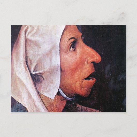 ピーテル・ブリューゲルによる「老農夫」 ポストカード (正面)