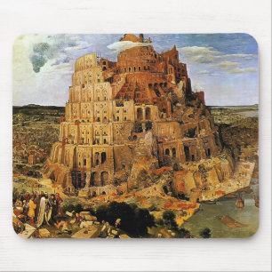 ピーテル・ブリューゲルの『バベルの塔』(1563年頃) マウスパッド