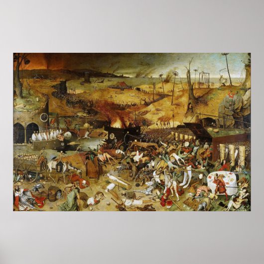 ピーテル・ブリューゲル『死の勝利』ポスター ポスター (正面)
