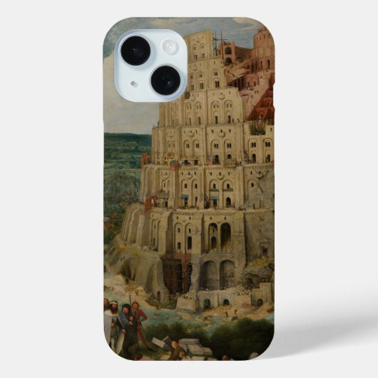 ピーテル・ブリューゲル(父)による『バベルの塔』 Case-Mate iPhoneケース (裏面)