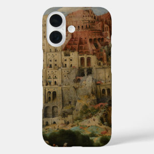 ピーテル・ブリューゲル(父)による『バベルの塔』 iPhone 16ケース