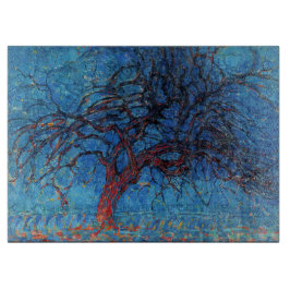 ピーテル・モンドリアン 赤い木の夜の景色 カッティングボード