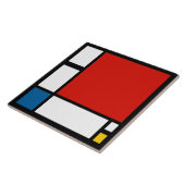 ピーテ・モンドリアン「コンポジションII」 タイル (側面)