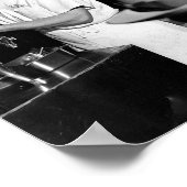 ピートのランチカウンター、1950年。ヴィンテージ写真 ポスター (角)