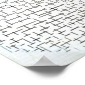 ピートモンドリアンアモダンート ポスター (角)