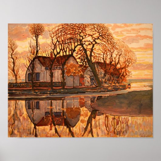 ピートモンドリアンアモダンート ポスター (正面)