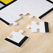 ピートモンドリアンコンポジションA抽象芸術アーモダント ジグソーパズル (側面)