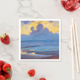 ピートモンドリアンバイザシーファウン絵画ズ スタンダードカクテルナプキン