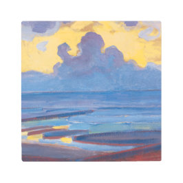 ピートモンドリアンバイザシーファウン絵画ズ メタルプリント