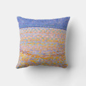 ピートモンドリアンミニマ絵画リストのデューンIII クッション (裏面)