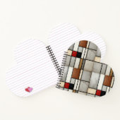 ピートモンドリアンヴィンテージ ノートブック (内部)