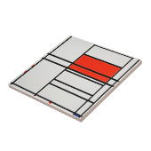 ピートモンドリアン作曲第4番 – アー鮮やかト タイル (側面)