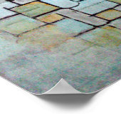 ピートモンドリアン合成番号II ポスター (角)