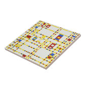 ピートモンドリアン最高傑作ブロードウェイブギーウーギー タイル (側面)