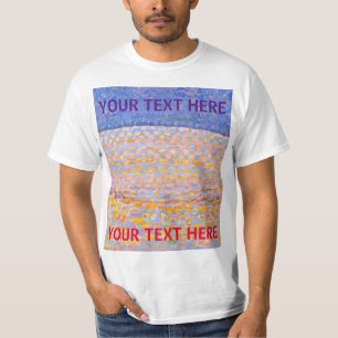 ピートモンドリアン有名絵画なデューンIIIカスタム Tシャツ
