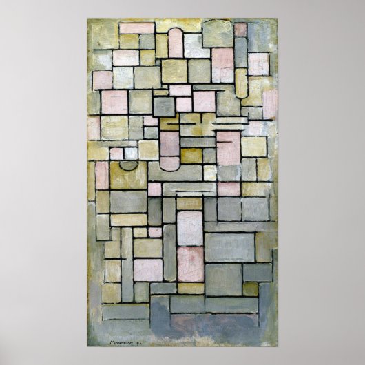 ピートモンドリアン組成物8 ポスター (正面)