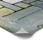 ピートモンドリアン組成物8 ポスター (角)