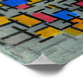 ピートモンドリアン組成物 ポスター (角)