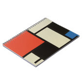 ピートモンドリアン組成絵画抽象芸術 ノートブック (左側)