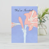 ピートモンドリアン – アマリリスファインアートフラワー絵画ズ 招待状 (スタンド正面)