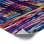 ピートモンドリアン – ウッズニアオエレファインアート絵画ズ ポスター (角)