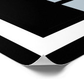 ピートモンドリアン – 大きな赤の飛行機を持つコンポジション ポスター (角)