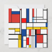 ピートモンドリアン 招待状 (裏面)