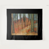 ピートモンドリアン、木とブナの木 タペストリー (正面(横))