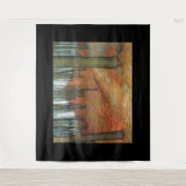 ピートモンドリアン、木とブナの木 タペストリー (正面)