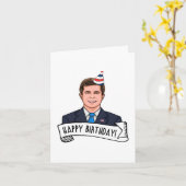 ピート市長のお誕生日おめでとうございます カード (黄色い花)