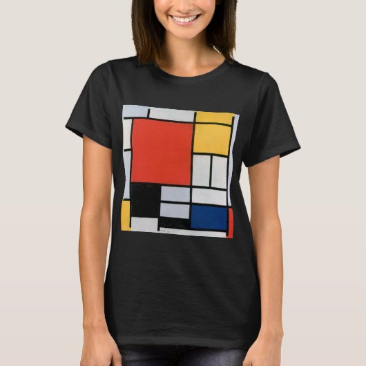 ピート・モンドリアンのヴィンテージ抽象作品 Tシャツ (正面)