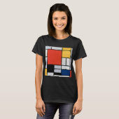 ピート・モンドリアンのヴィンテージ抽象作品 Tシャツ (正面フル)