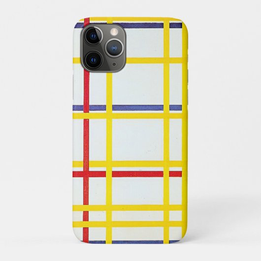 ピート・モンドリアン「ニューヨーク・シティ1」 Case-Mate iPhoneケース (裏)