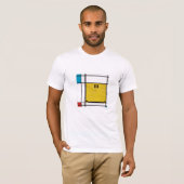 ピート・モンドリアン ハッピー フェイス Tシャツ (正面フル)
