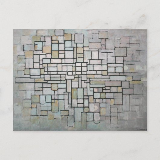 ピート・モンドリアン – 作曲第11号1913 ポストカード (正面)