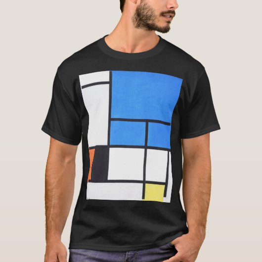 ピート・モンドリアン Tシャツ (正面)