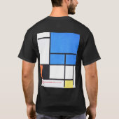 ピート・モンドリアン Tシャツ (裏面)