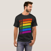 ピートLGBTレインボー Tシャツ (正面フル)