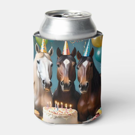 ピードル・ウマの生誕会が開かれた。 缶クーラー (缶正面)