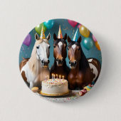 ピードル・ウマの生誕会が開かれた。 缶バッジ (正面)