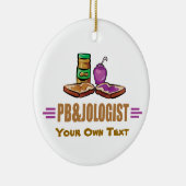 ピーナおもしろいッツバターとゼリー セラミックオーナメント (右)