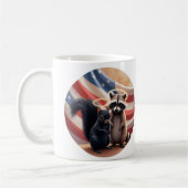 ピーナッツとフレッド・マグの正義 コーヒーマグカップ (左)