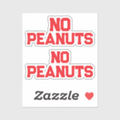 ピーナッツなし シール (シート)