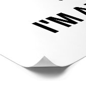 ピーナッツにアレルギーがある ポスター (角)