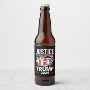 ピーナッツのための正義 トランプ勝利 2024 ビールラベル
