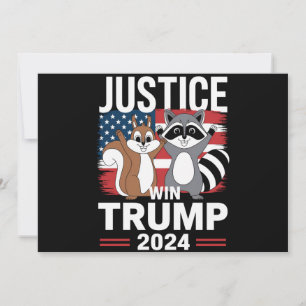 ピーナッツのための正義 トランプ勝利 2024 招待状