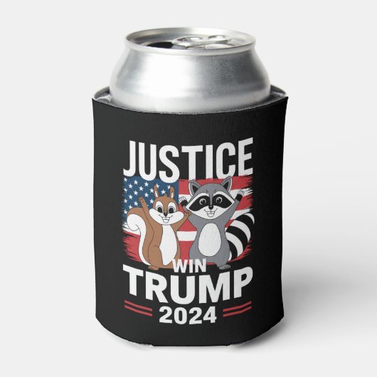 ピーナッツのための正義 トランプ勝利 2024 缶クーラー (缶正面)